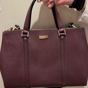Burgundy Kate Spade Purse